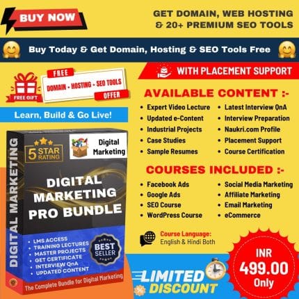 Digital Marketing Mega Bundle: All-in-1 Career Solution
